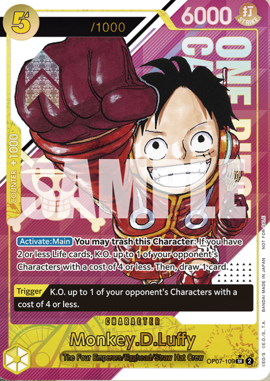 One Piece Championship 2024 Event Pack - Chance at Serialised Luffy