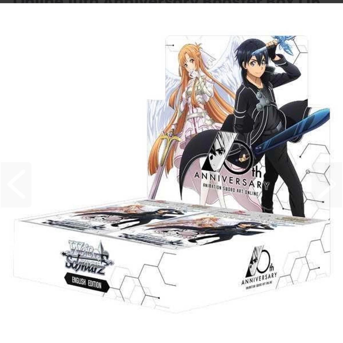 Weiss Schwarz Sword Art Online 10th Anniversary Educational